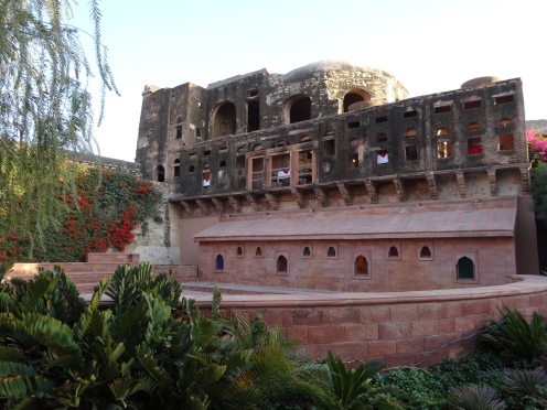 The fortress was built in 1523 by Rao Karamsji, the 8th son of Rao Jodha of Jodhpur. This old part of the Fort was our venue for dinner and cultural activities
